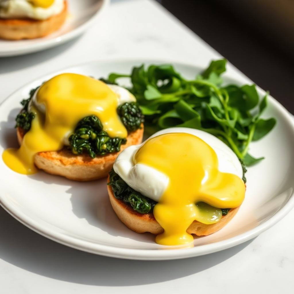 Egg Benedict — Spinach