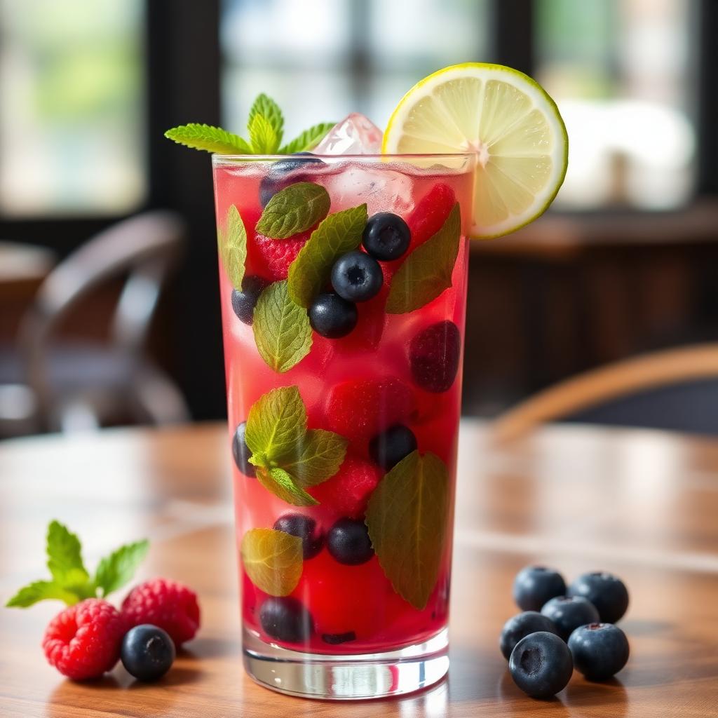 Mixed Berry Mojito