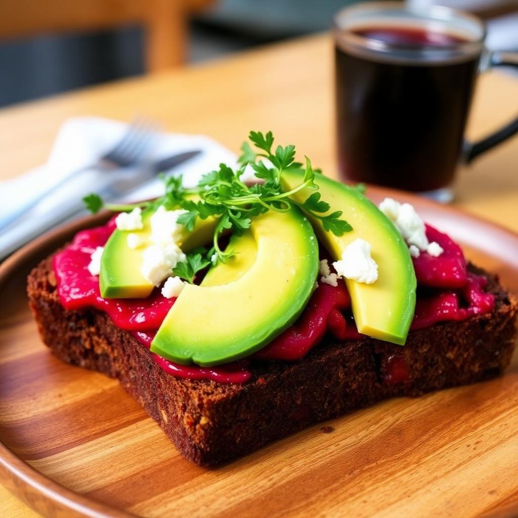 Beetroot & Avocado Toast